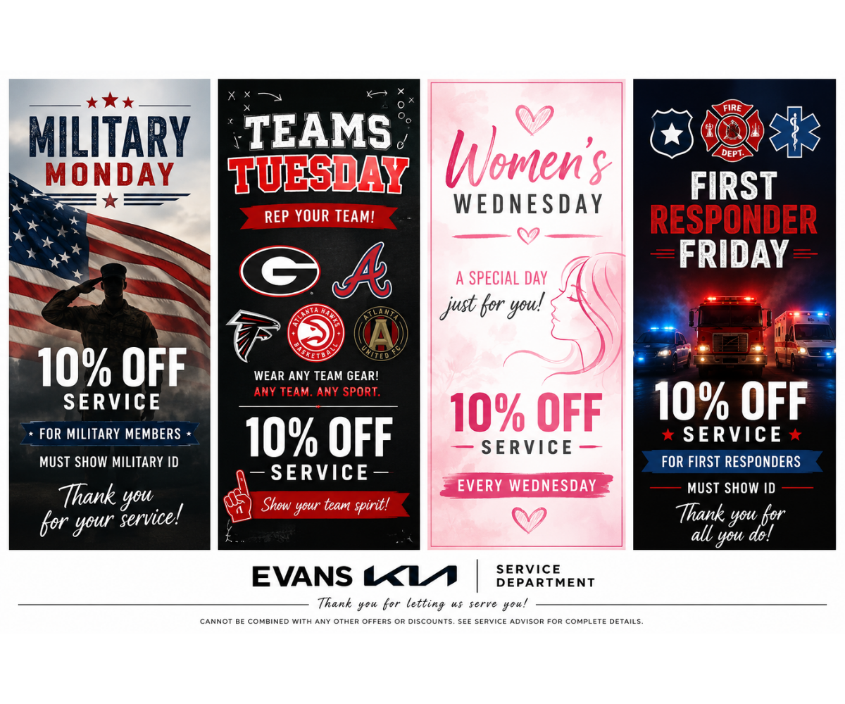 Weekday Specials | Evans Kia
